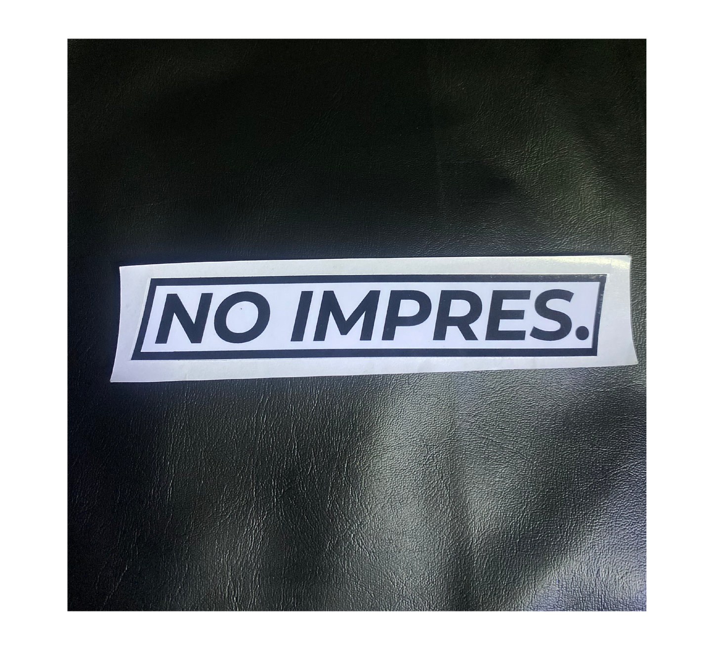 Clásico Blanco letras negras