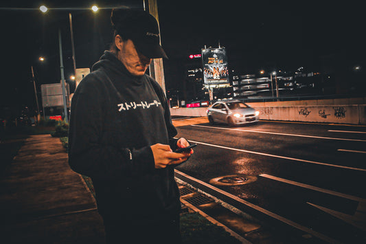 Street Racer Hoodie Negro
