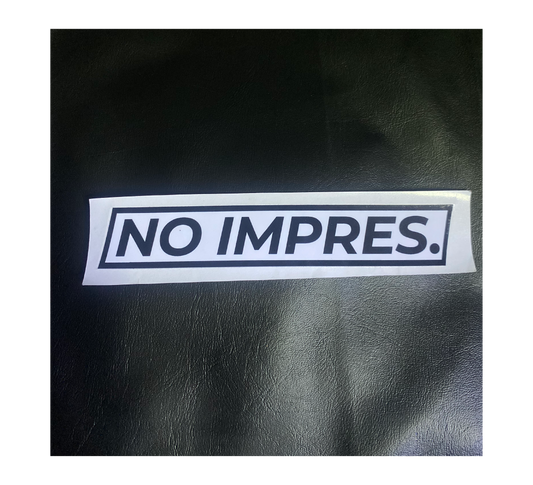 Clásico Blanco letras negras